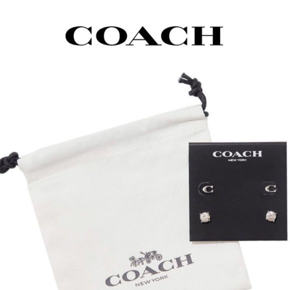 Coach Jewelry - Coach Signature C Stud Earring Set